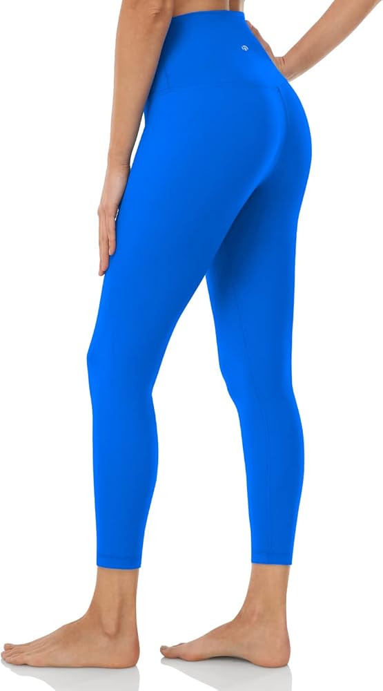 HeyNuts Pure&Plain Workout Pro 7/8 Athletic Leggings for Women, High Waisted Compression Tummy Co... | Amazon (US)