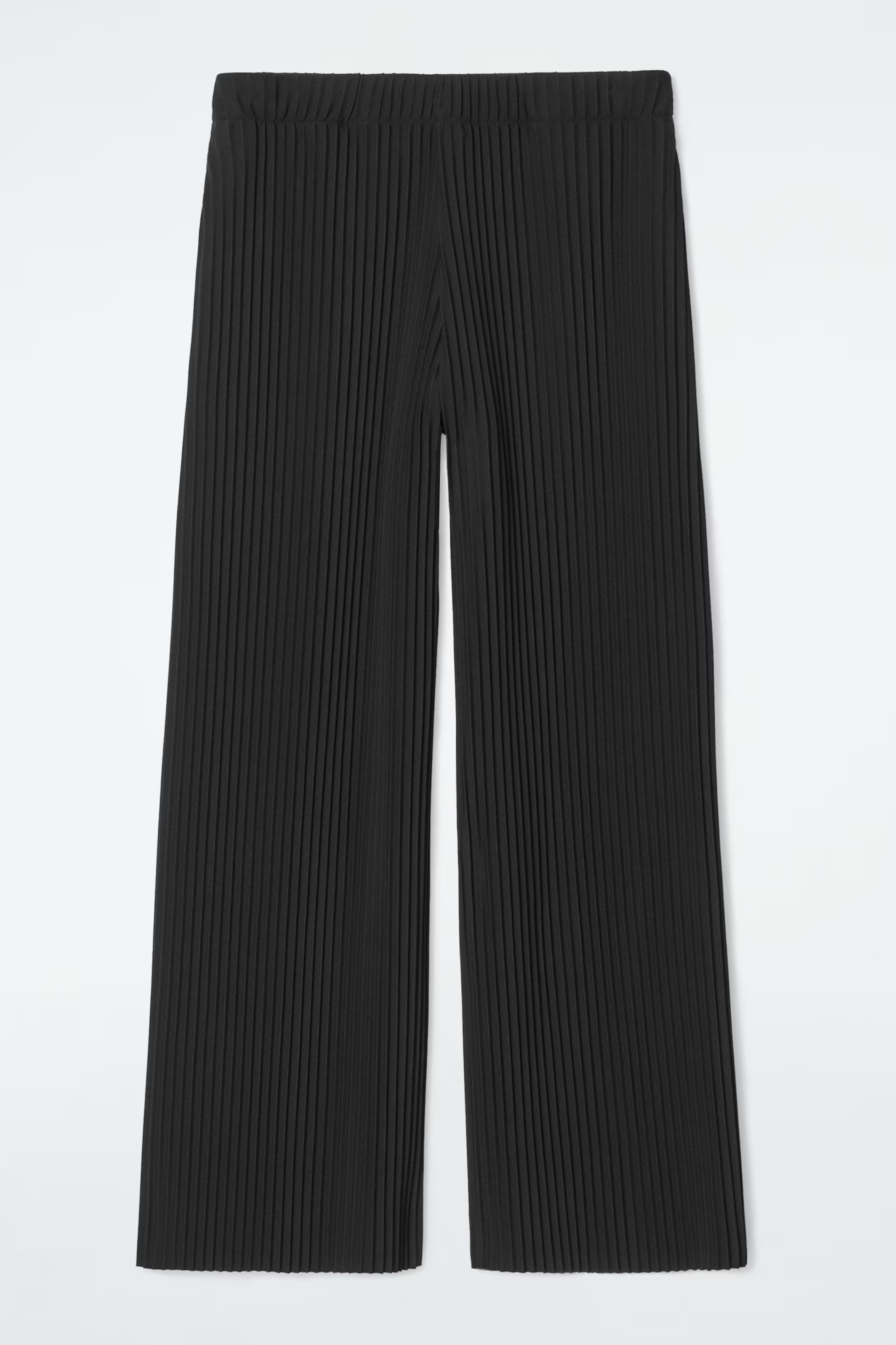 PLISSÉ WIDE-LEG PANTS - BLACK | COS | COS (AU)