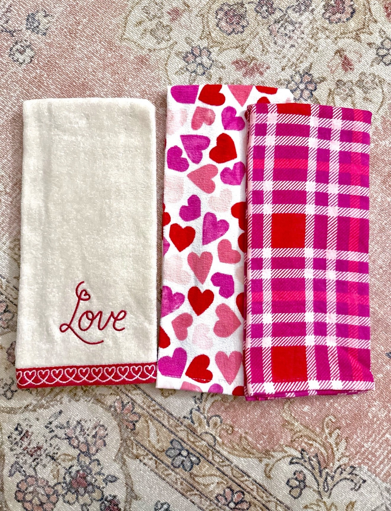 Valentine’s Day towels from Kohl’s on sale. These are so cute to add a touch of love to your home. 

#LTKGiftGuide #LTKFindsUnder50 #LTKHome

#LTKValentine #LTKSeasonal #LTKSaleAlert