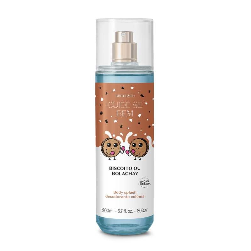 Body Splash Desodorante Colônia Cuide-se Bem Biscoito ou Bolacha 200ml | oBoticario (BR)