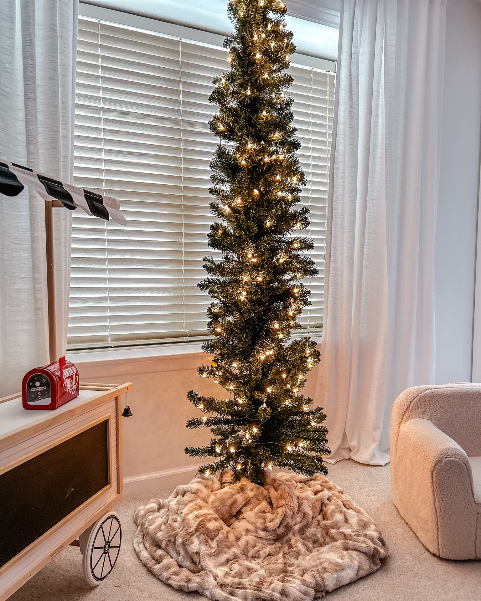 Playroom pencil tree for under $70 🎄

#LTKfindsunder100 #LTKHoliday #LTKHolidaySale