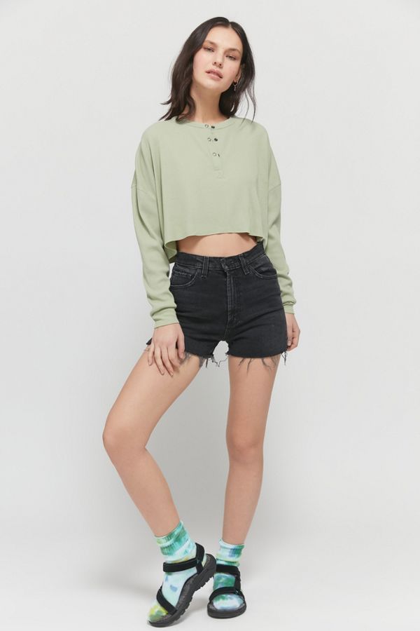 Out From Under Emmy Waffle Henley Top | Urban Outfitters (US and RoW)