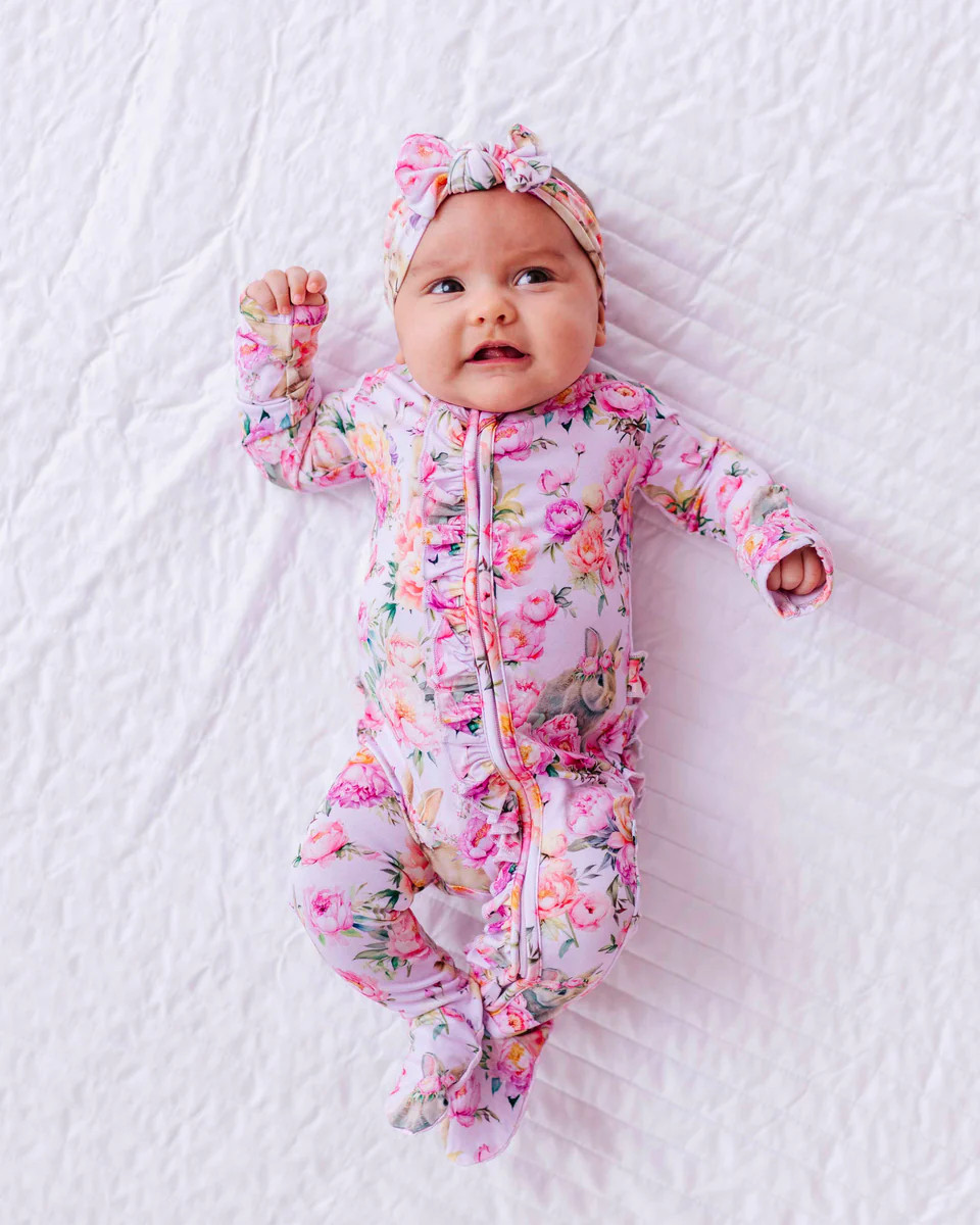 Somebunny Special Ruffle Footie | Bums & Roses