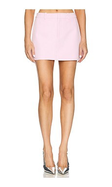 SEROYA Sofia Mini Skirt in Ballet Pink from Revolve.com | Revolve Clothing (Global)