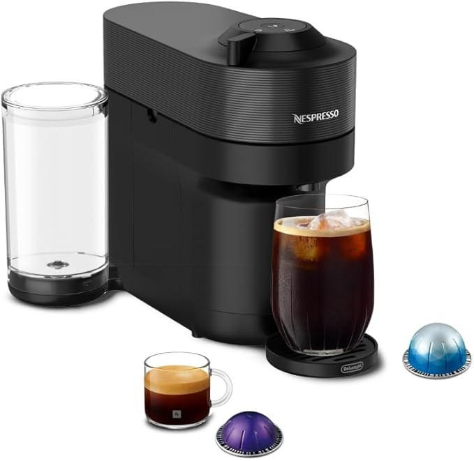 Nespresso Vertuo Pop+ Coffee and Espresso Machine by De'Longhi, Liquorice Black | Amazon (US)