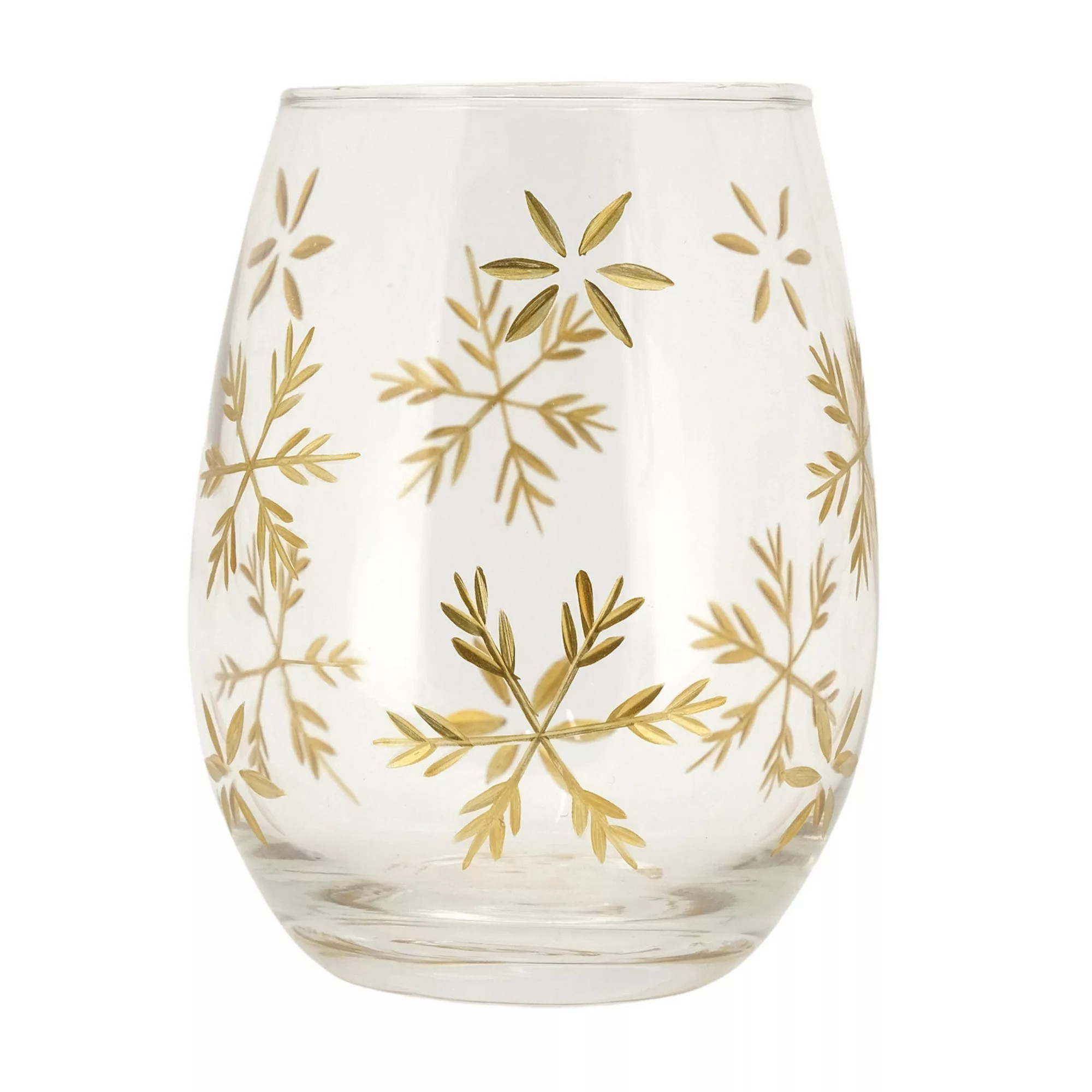 St. Nicholas Square® Snowflake Engraved Stemless Wine Glass | Kohl's