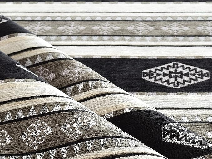 Kilim Pattern Upholstery Fabric Kilim Bohemian Boho Tapestry Tribal Southwestern Turkish Persian ... | Amazon (US)