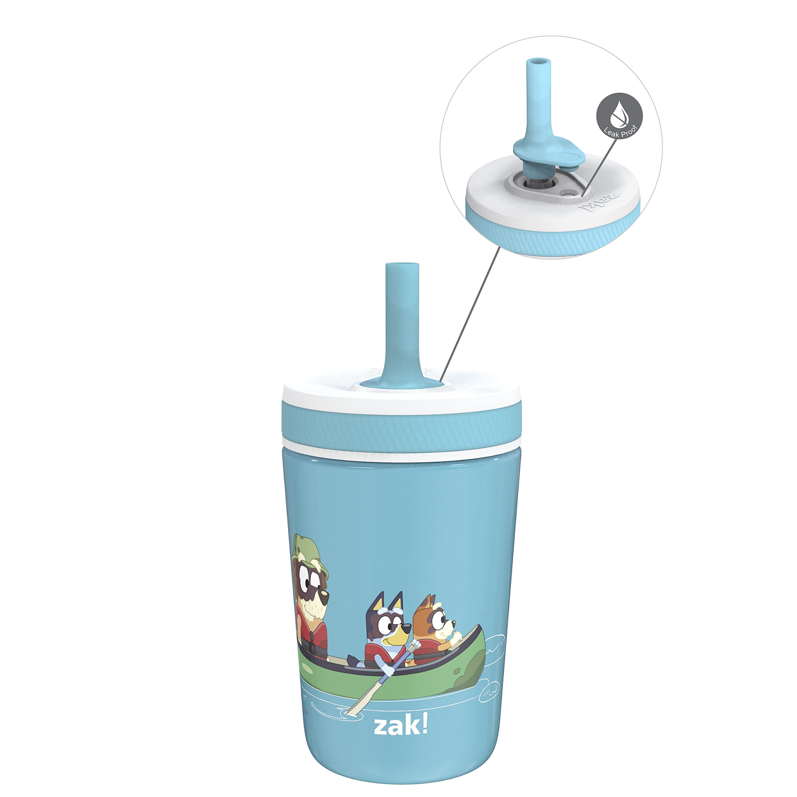 Zak Designs Bluey Kelso Toddler Cups For Travel or At Home, 12oz Vacuum Insulated Stainless Steel... | Amazon (US)