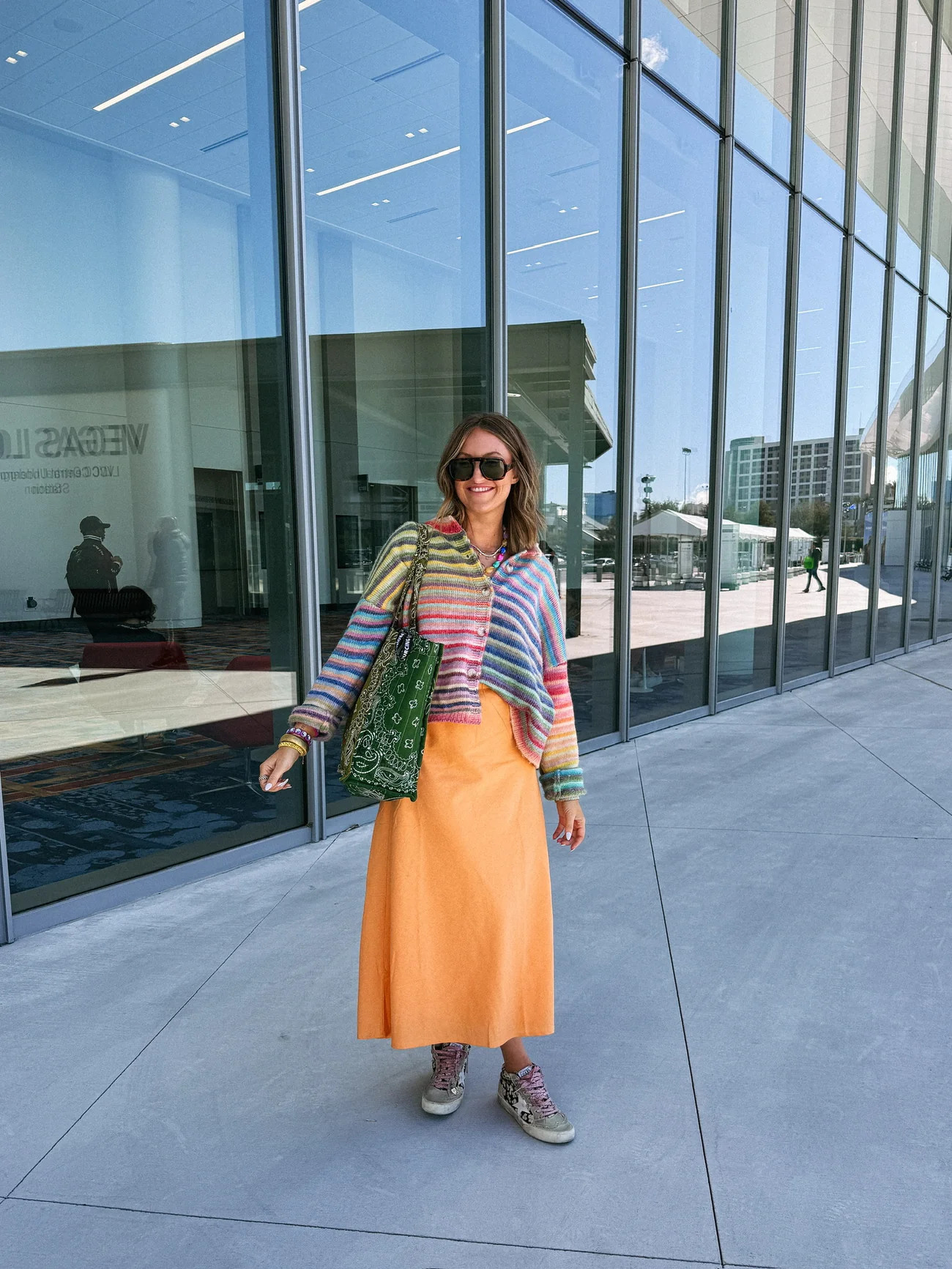 back to the basics midi skirt - orange | Etta+East