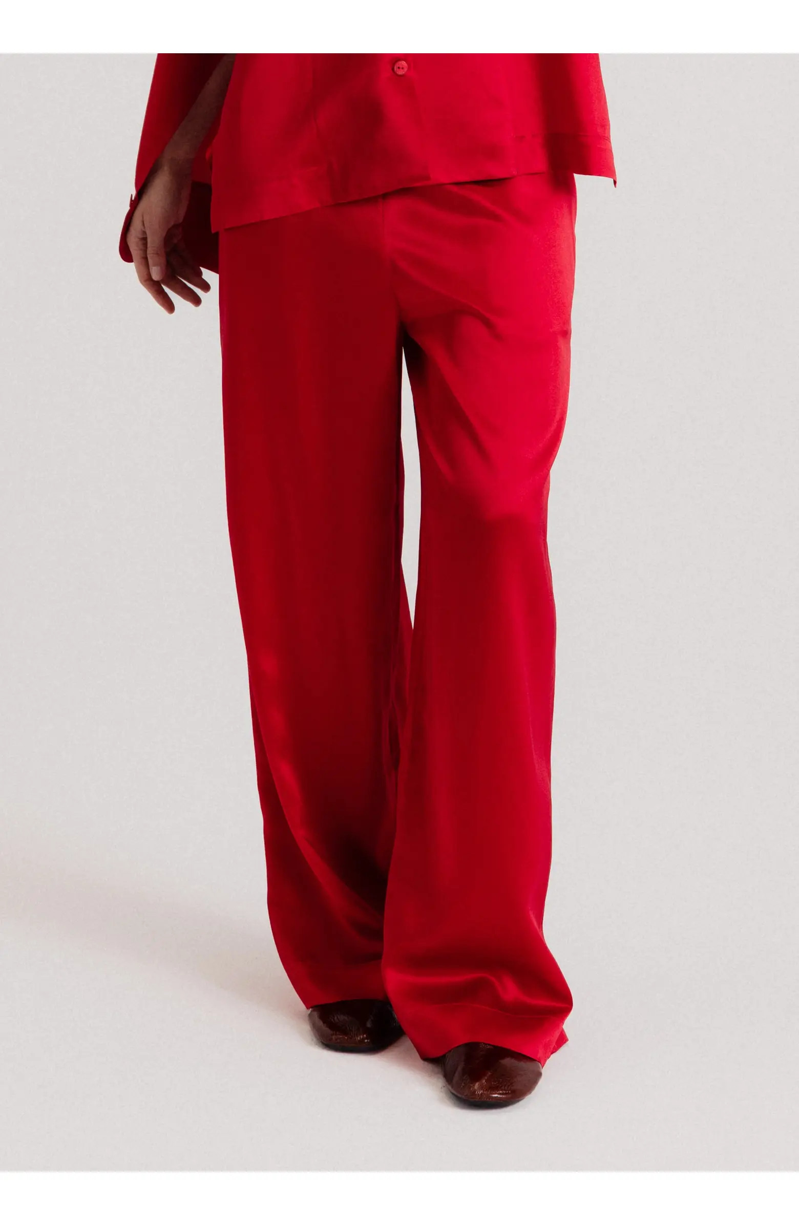 Silk Wide Leg Pants | Nordstrom