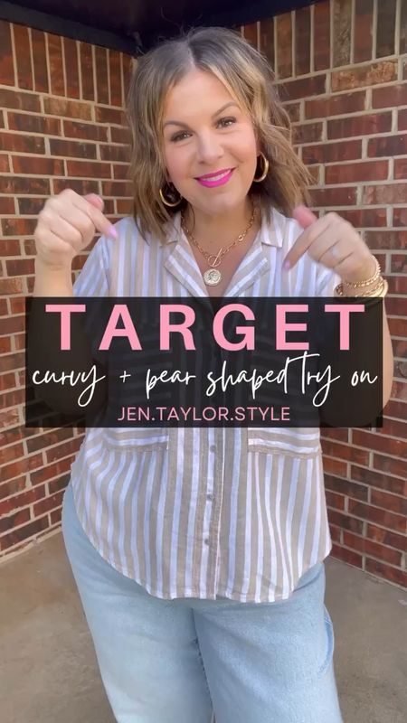 Curvy Target try on, pear shaped edition! Tops, tees, dresses, and sandals! So many options for travel outfits, teacher outfits, and casual spring outfits. 🙌🏻 Jen is 5’7 and typically wears 18/XXL bottoms and XL/XXL tops and dresses at Target. Plus size outfits, plus size dress, plus size teacher outfits, size 18 outfits, Target plus size, plus size travel outfit
6/12

#LTKFindsUnder50 #LTKPlusSize #LTKVideo