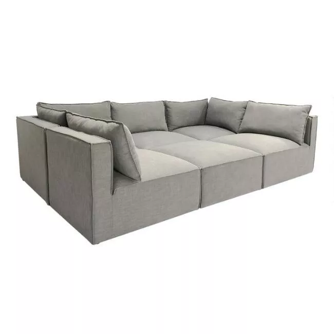 Gray tyson outlet modular sectional