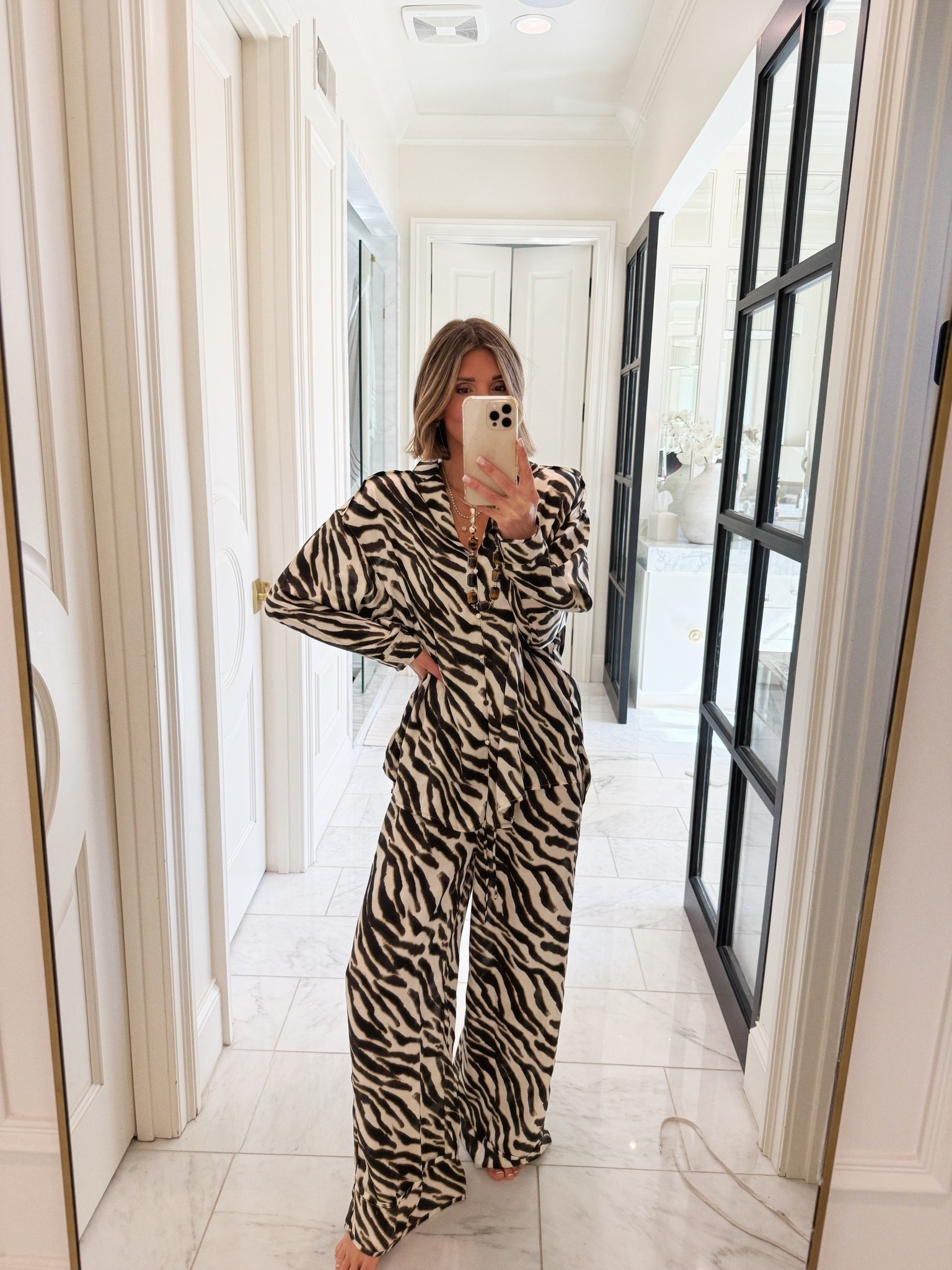 These Free People zebra print pajamas are just the cutest and so trendy right now! 

 #LTKootd #LTKmomlife