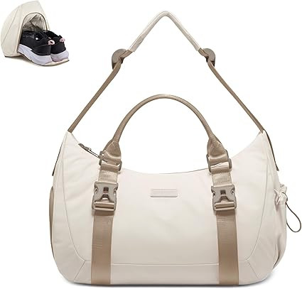 LOVEVOOK Gym Bag for Women Men, duffle bag for travel with shoe compartment, Small Gym Tote Dry W... | Amazon (US)