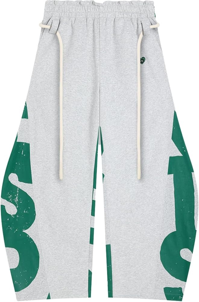 Aelfric Eden Print Baggy Barrel Sweatpants Wide Leg Pants for Women Men Casual Elastic Waist Unis... | Amazon (US)