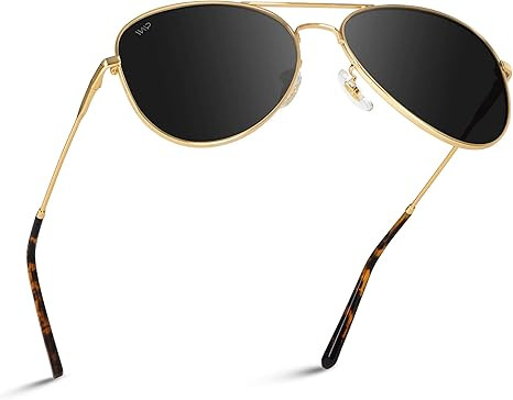 WearMe Pro - Polarized Pilot Style Classic Aviator Sunglasses | Amazon (US)