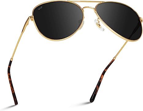 WearMe Pro - Polarized Pilot Style Classic Aviator Sunglasses | Amazon (US)