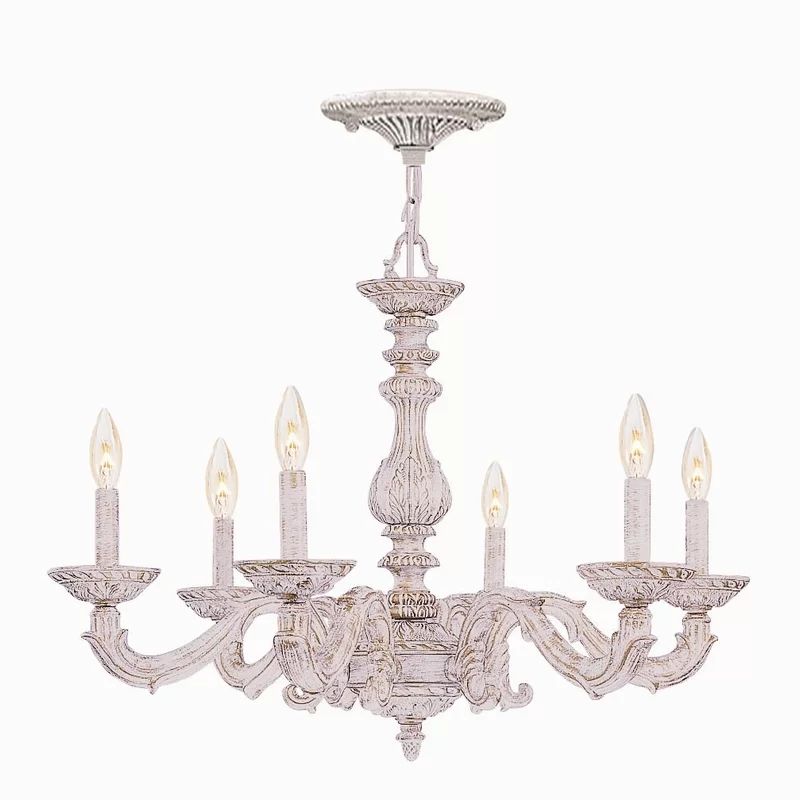Abagail 6 - Light Dimmable Classic / Traditional Chandelier | Wayfair North America
