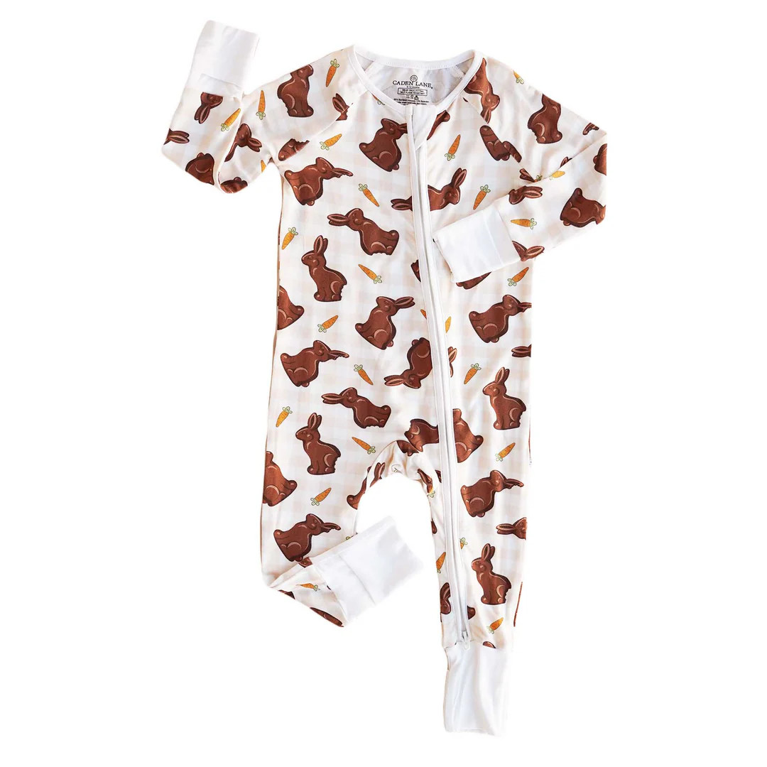 Bunny Bites Convertible Zip Romper | Caden Lane