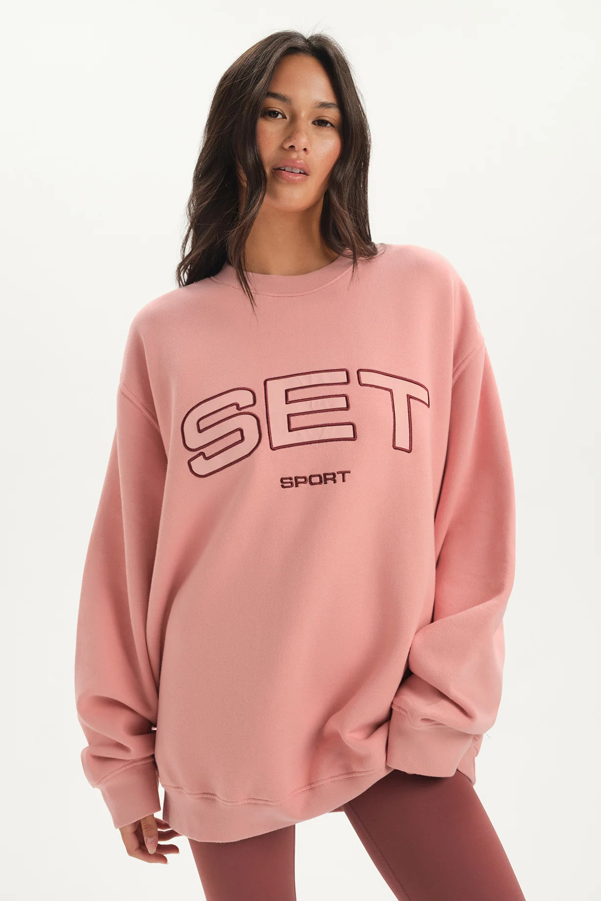 MIDWEIGHT SWEATS STAPLE SET CREWNECK - EMBER | SET Active