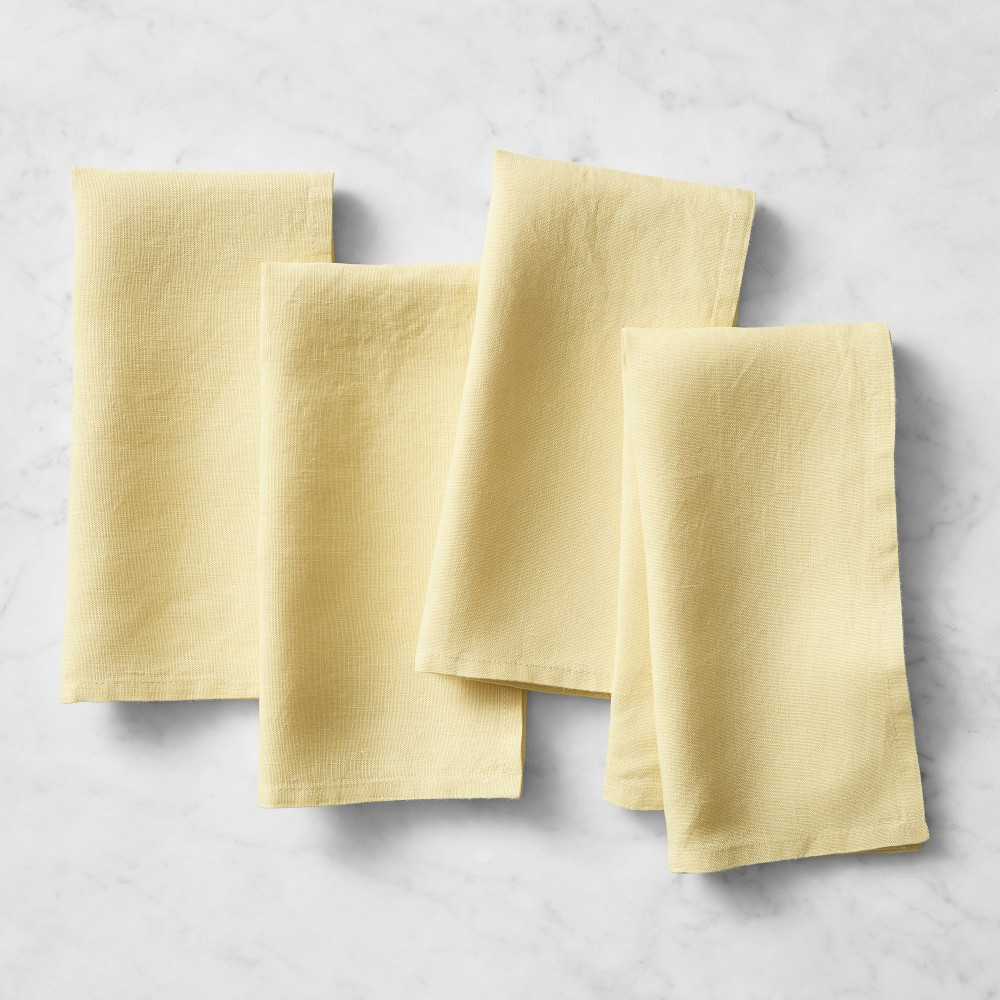 Italian Washed Linen Napkins | Williams-Sonoma