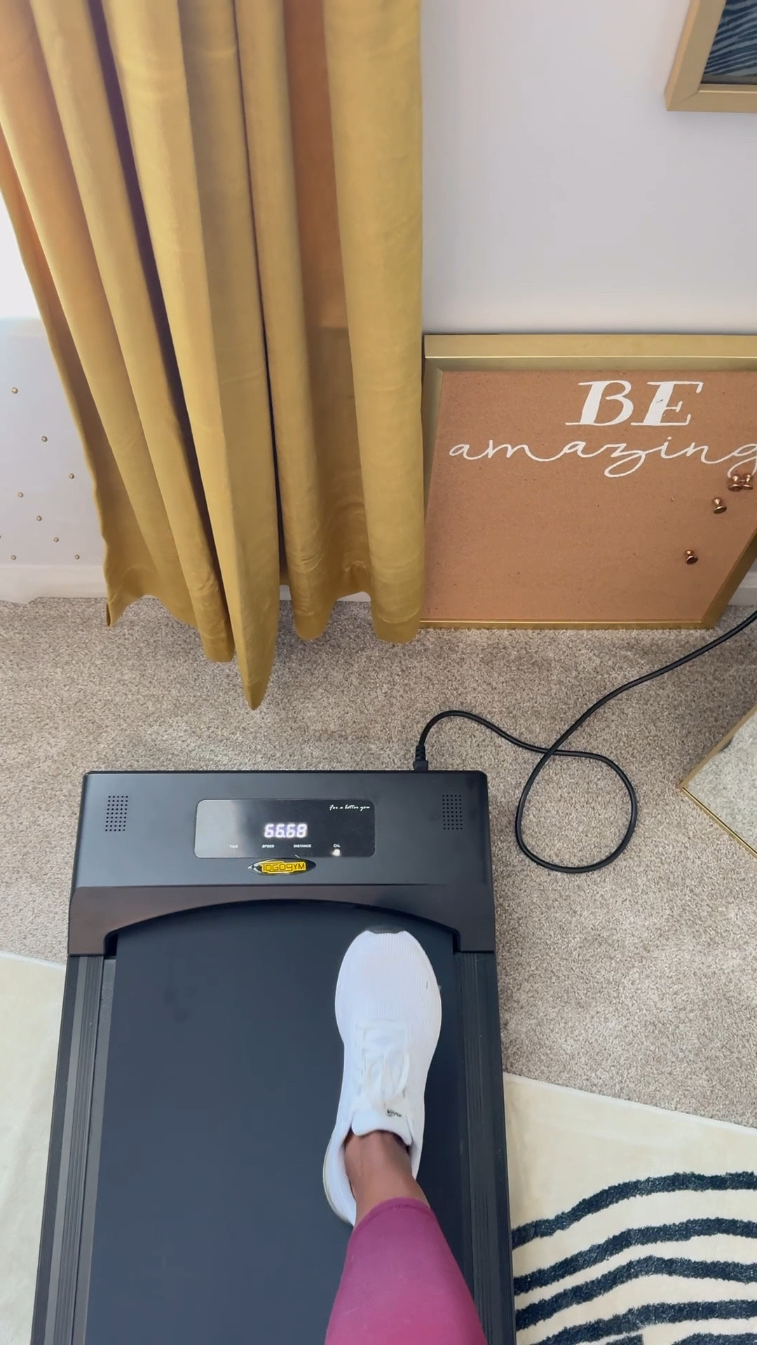 I got a mile walk in right before my meeting. Love this walking pad - comes with remote!

#LTKHome