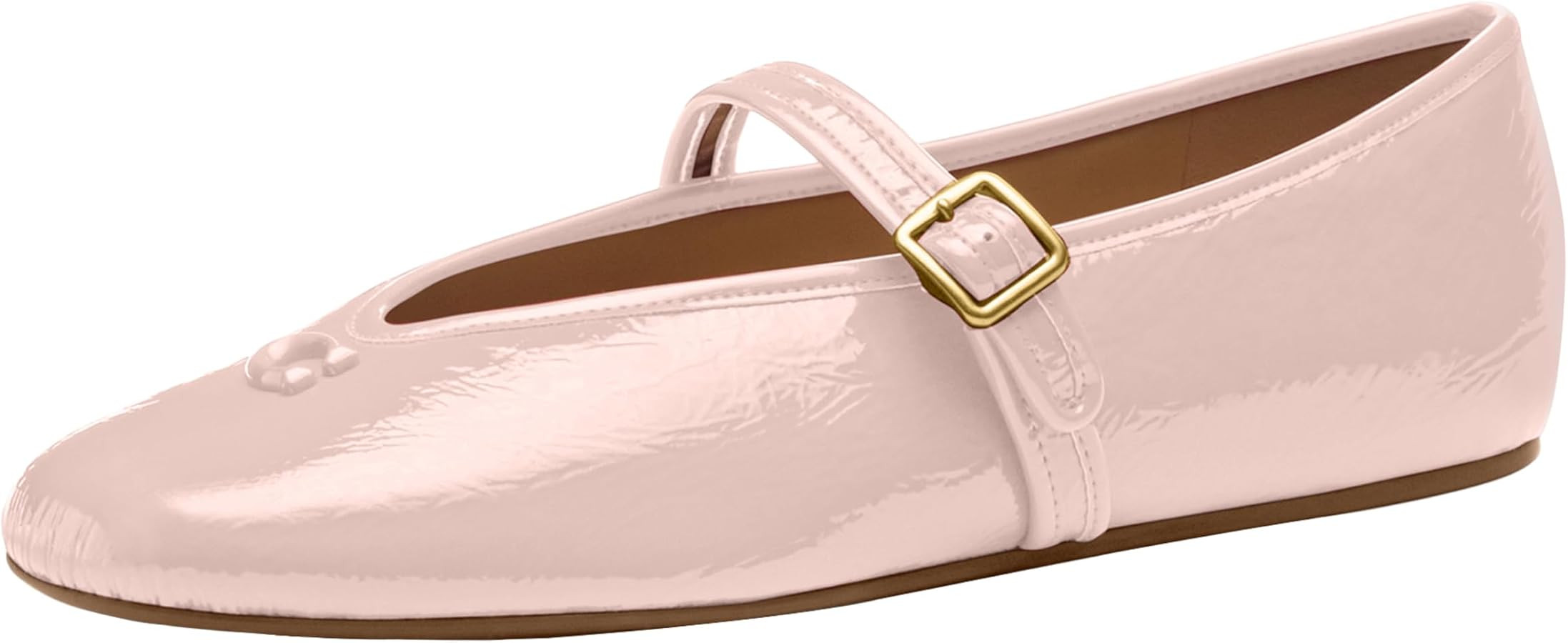 COACH Women's Sculpted C Soft Mary Jane Flats | Amazon (US)
