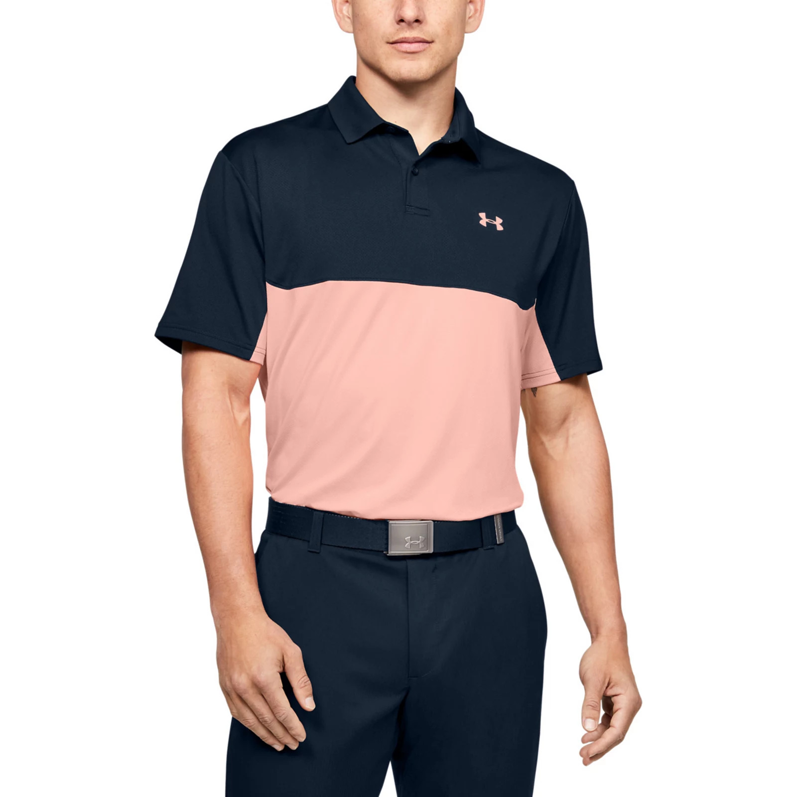 Men's Under Armour Colorblock Performance 2.0 Golf Polo, Size: Large, Blue | Kohl's