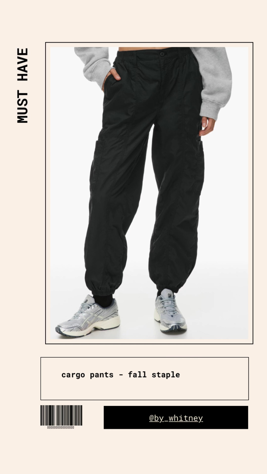 Women’s cargo pants 
Minimalist outfit
Easy outfit
Fall fashion
Winter fashion


#LTKfindsunder100 #LTKstyletip #LTKmidsize