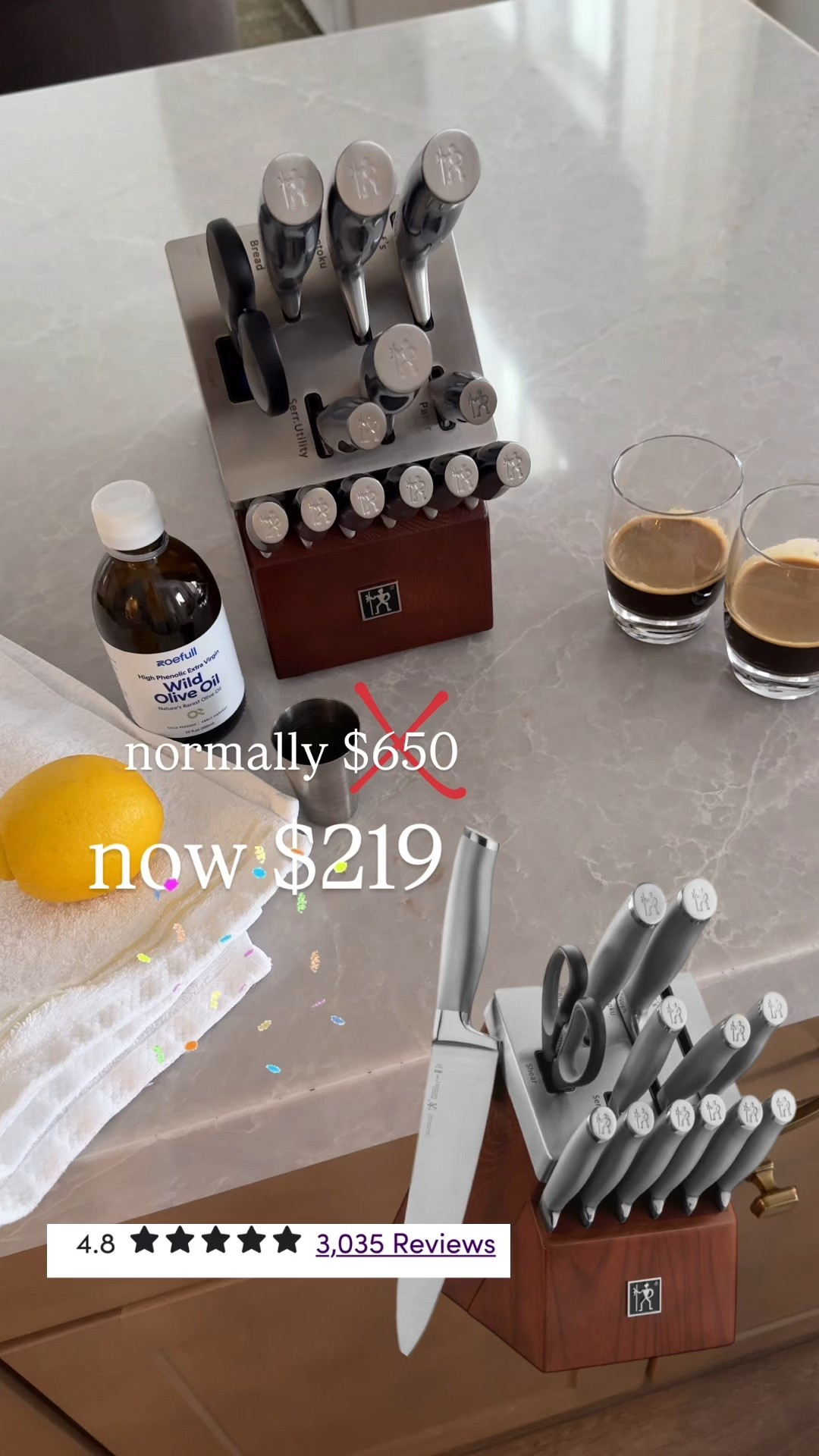 Wayfair Presidents Day SALE 🥳
This knife set is one of my favorites and it’s 67% off right now!! 



@wayfair #ad #wayfair #wayfairpartner 

#LTKHome #LTKSaleAlert #LTKmorningroutine