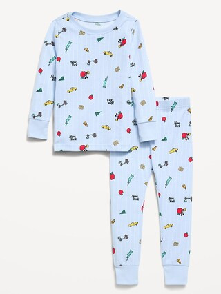 Disney© Unisex Snug-Fit Pajama Set for Toddler & Baby | Old Navy (US)
