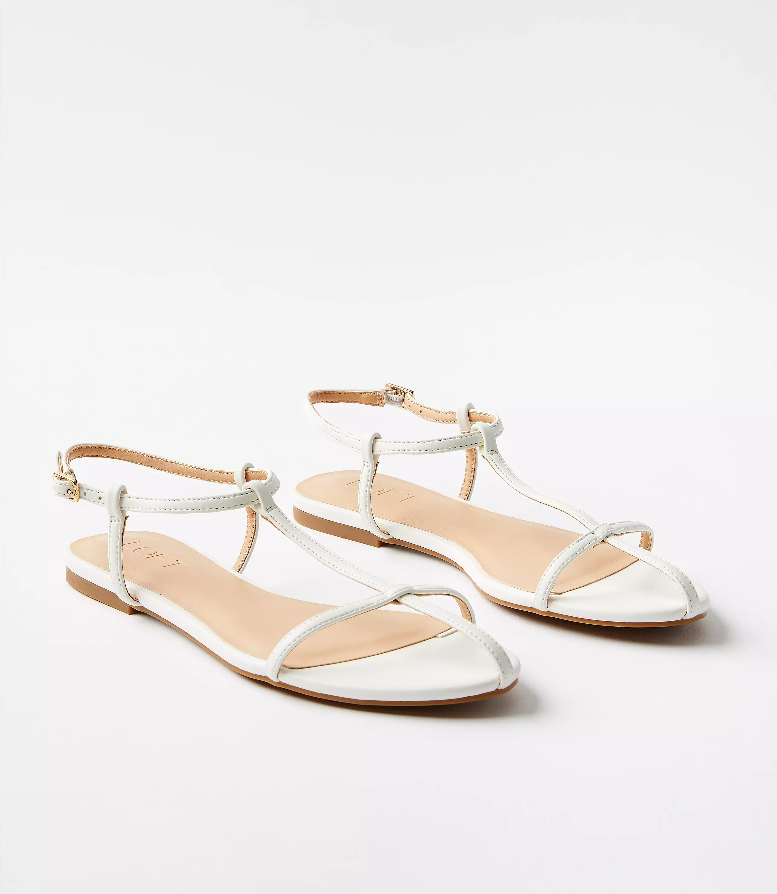 Skinny T-Strap Sandals | LOFT