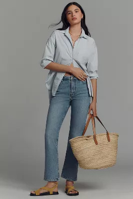 FRAME The Borrowed Mid-Rise Relaxed Jeans | Anthropologie (US)