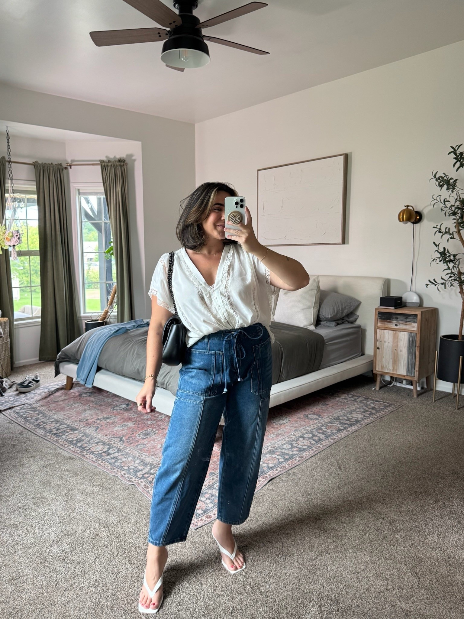 The cutest spring/summer date night look! Love these tie jeans from Amazon. Size L in bottoms, M in top

#LTKootd #LTKSeasonal #LTKMidsize