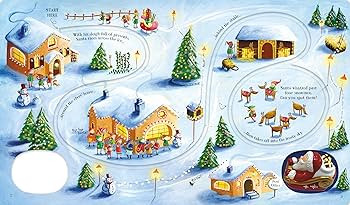 Wind-Up Santa's Sleigh: A Toy and Book Gift Featuring a Christmas Journey with Santa and His Slei... | Amazon (US)
