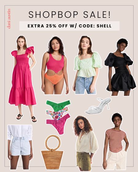 Shopbop sale 🙌🏼 use code SHELL for an extra 25% off

#LTKswim #LTKunder100 #LTKsalealert