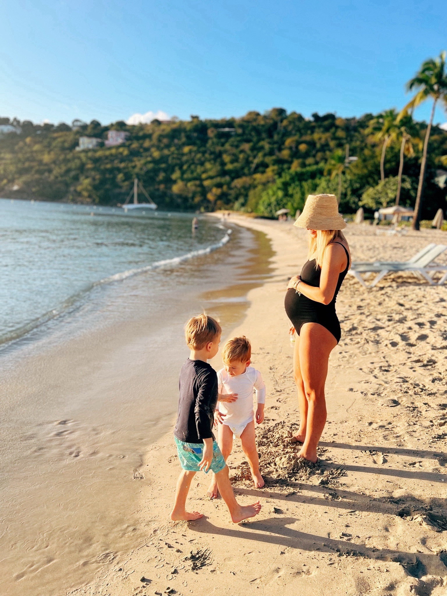 beach vacation, pregnancy style, maternity swimwear

swim runs tts, wearing a small
hat went size small too (totally guessed here)

#LTKtravel #LTKbump #LTKswim