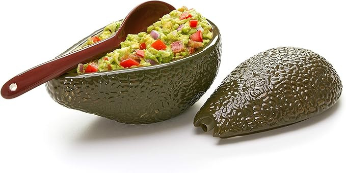 Prepworks by Progressive Guacamole Bowl with Spoon - Great for serving Homemade Guacamole, Avocad... | Amazon (US)