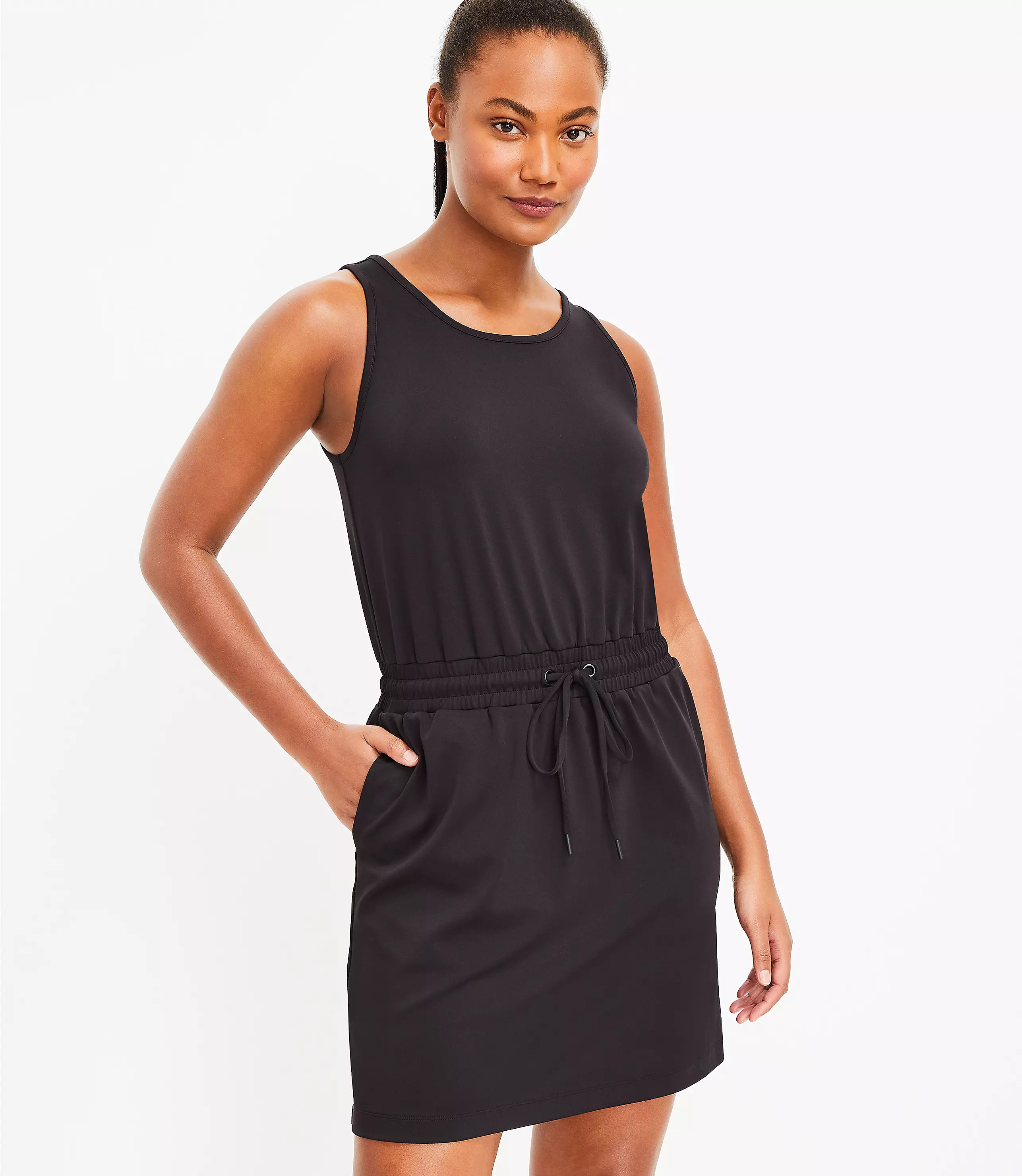 Lou & Grey Luvstretch Pocket Tank Dress | LOFT