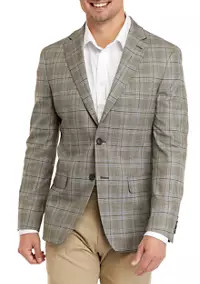 Chaps Tan Plaid Sport Coat | Belk