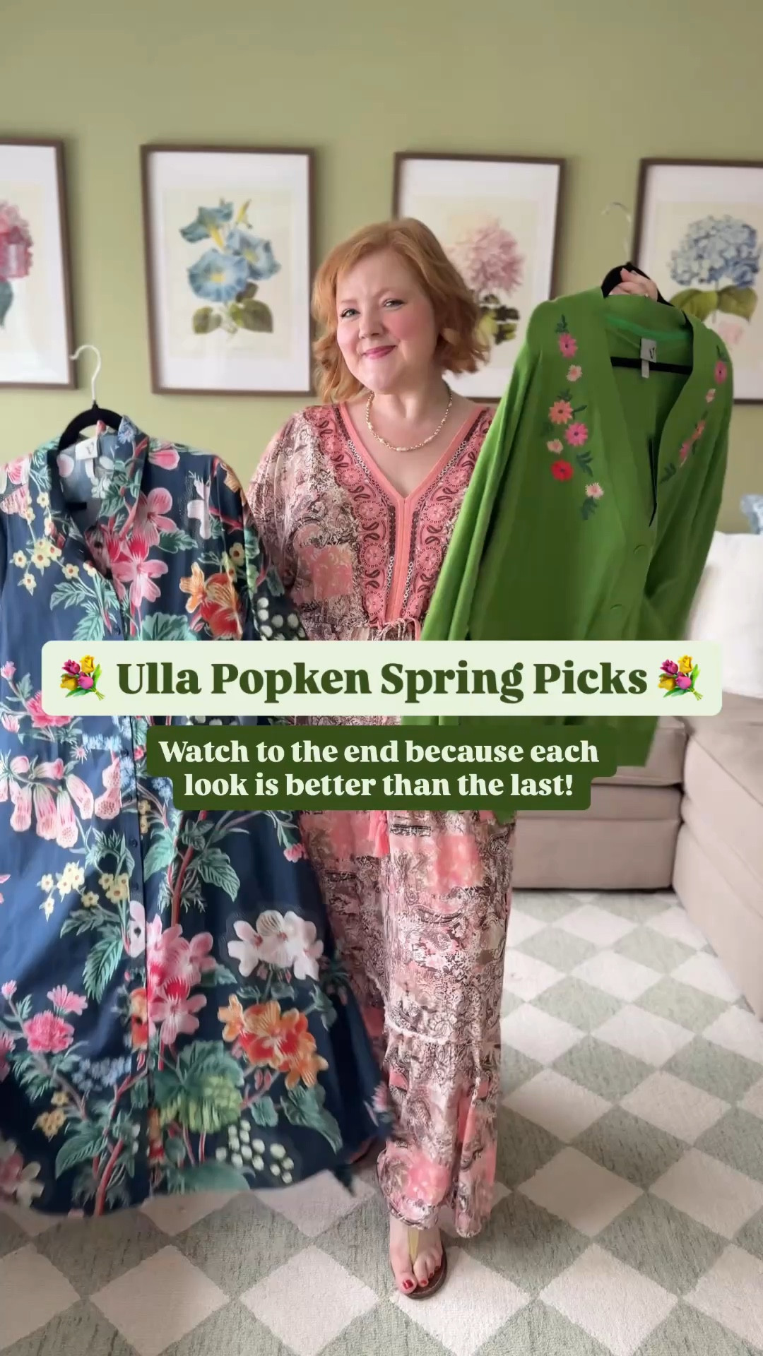 #ad Spring Picks from @ullapopkenusa (sizes 12-38)!☀️💐At first the overalls were my favorite, then it was the white button down with the flower appliqués, and THEN I tried on the last floral print shirtdress.😍I’m loving the mix of comfy-casual pieces and preppy-polished pieces at #UllaPopken right now. Which look is YOUR favorite?!

P.S. Size down in the green cardigan and the peach boho dress. I’m wearing the 16/18 in everything here, and most pieces are a good fit, but those two items in particular run on the larger end. And remember you can use my code WWWULLA for 35% OFF your entire order!

#LTKootd #LTKPlusSize #LTKMidsize