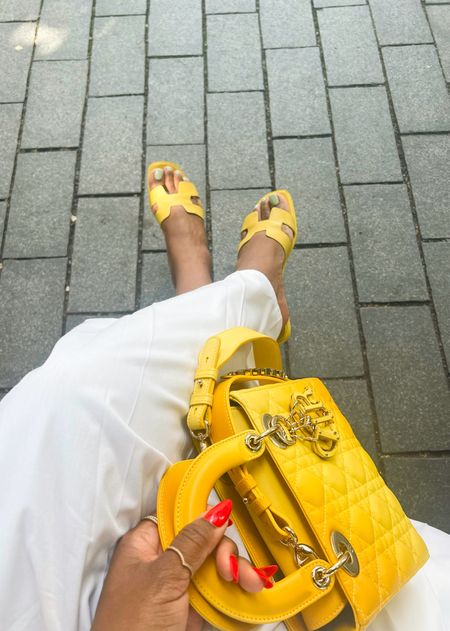 Today’s outfit details . 
Shoes: Hermes 
Bag: Lady Dior 
Rings: Pandora 

#LTKSeasonal #LTKStyleTip