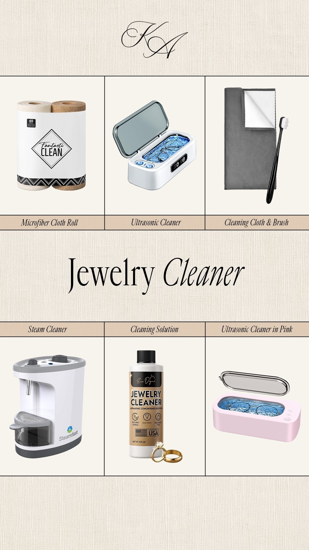 Keeping your jewelry looking brand new at home ✨

These jewelry cleaning finds are SO good for bringing back shine and making your everyday pieces sparkle again. From ultrasonic cleaners to polishing cloths, these are the little luxury essentials I swear by.

Perfect for:
Wedding rings
Gold jewelry
Silver jewelry
Designer pieces
Everyday maintenance
Travel jewelry care

Tap to shop all my favorite jewelry cleaning essentials 💎

jewelry cleaner, ultrasonic jewelry cleaner, jewelry care essentials, gold jewelry cleaning, diamond ring cleaner, silver polishing cloth, luxury jewelry care, amazon home finds, jewelry organization, sparkle jewelry hacks, jewelry maintenance routine

Follow me on Instagram and YouTube @kirasfashionfinds

#LTKHome #LTKFindsUnder50 #LTKStyleTip