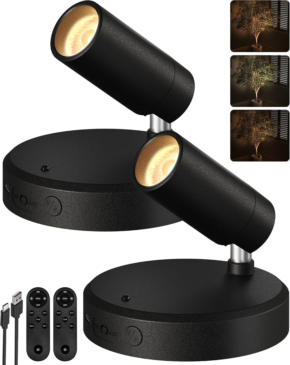EZVALO Indoor Spotlights, Picture Lights for Wall, Plant Uplights | Amazon (US)