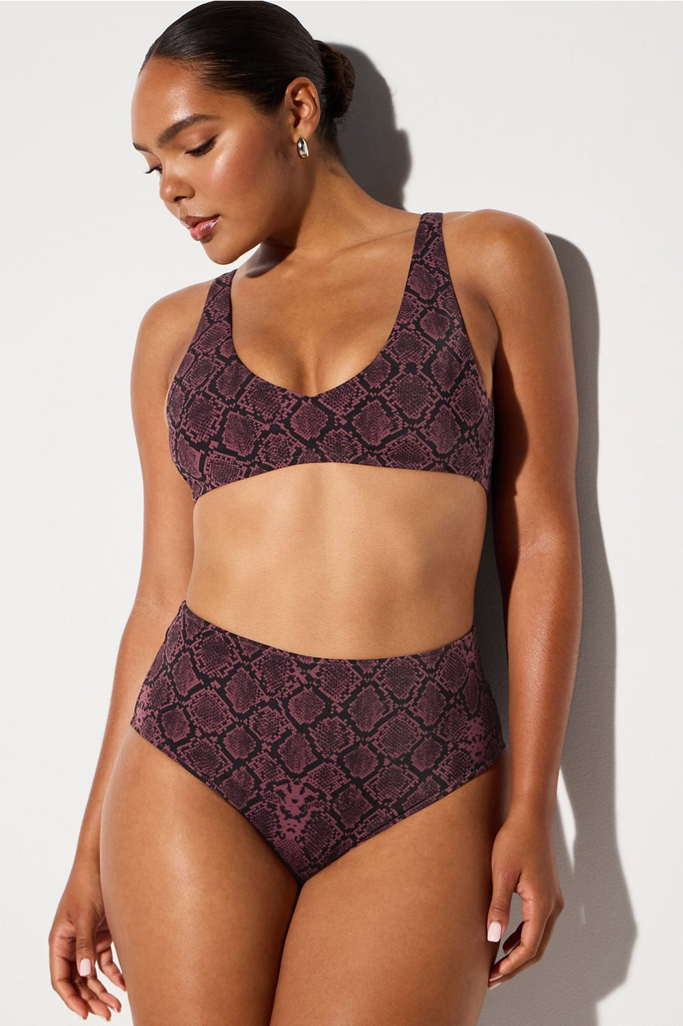 Shaping Swim Plunge Bikini Top | Fabletics