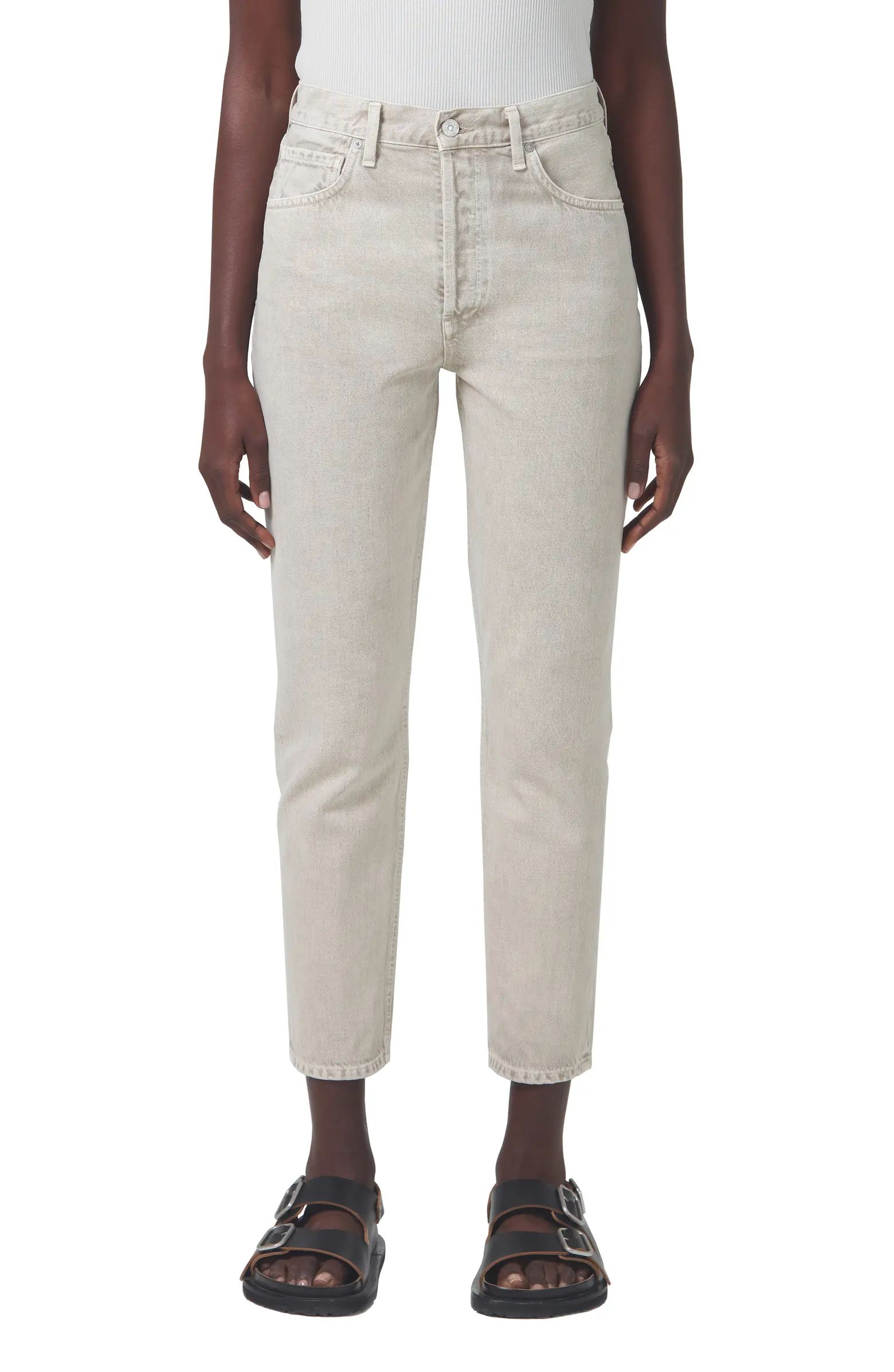 Citizens of Humanity Jolene High Waist Ankle Slim Straight Leg Jeans | Nordstrom | Nordstrom