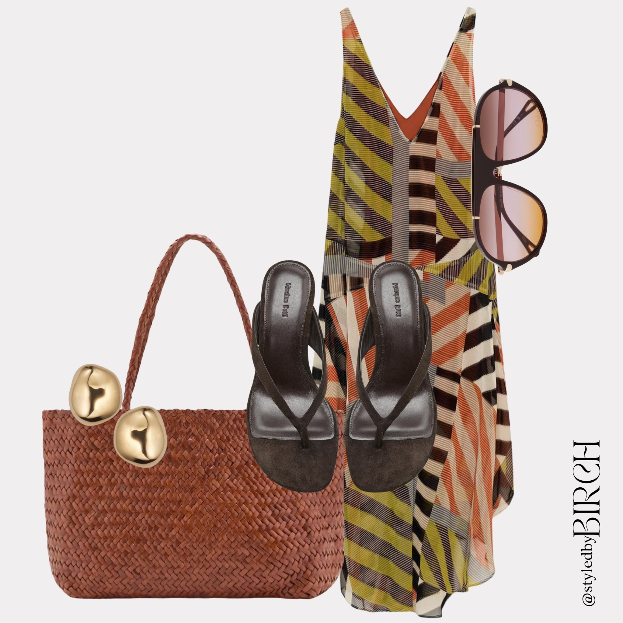 The colours in this outfit are complementing each other so beautifully 🍸🍊🍨🍦

Wear it straight off the beach as a bikini cover up or take it into the evening with a heeled sandal. This dress is doing everything and get me on a plane immediately.

#ootd #outfitinspo #holidaydreaming #summerstyle #printdress

Tags 🏷️
Multicolour geometric print maxi dress, tan woven tote bag, dark brown suede heeled flip flops, rose tinted round sunglasses, gold dome earrings

#LTKsummer #LTKfestival #LTKeurope