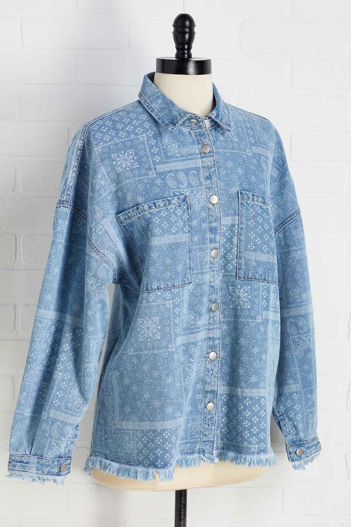 whoa cowboy shacket | Versona