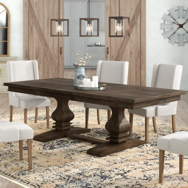 Malden Extendable Trestle Dining Table | Wayfair North America