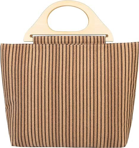 Manisho Cork Handbag Tote for Women Eco Friendly Vegan No Leather Top Handle Bag for Ladies | Amazon (US)